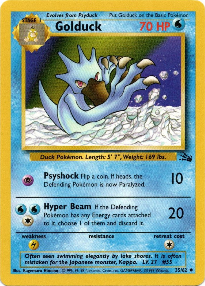 Golduck (35/62) [Fossil Unlimited] | Card Merchant Takapuna