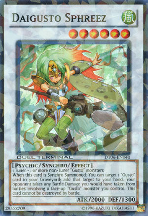 Daigusto Sphreez [DT06-EN040] Super Rare | Card Merchant Takapuna