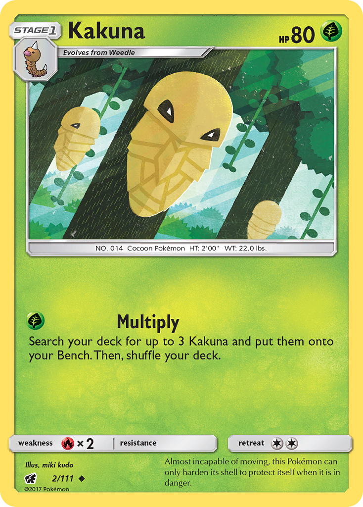 Kakuna (2/111) [Sun & Moon: Crimson Invasion] | Card Merchant Takapuna