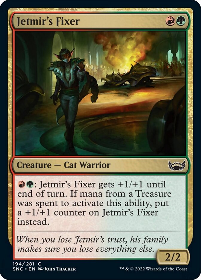 Jetmir's Fixer [Streets of New Capenna] | Card Merchant Takapuna