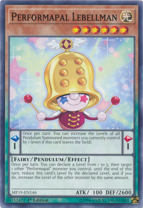 Performapal Lebellman [MP19-EN146] Common | Card Merchant Takapuna