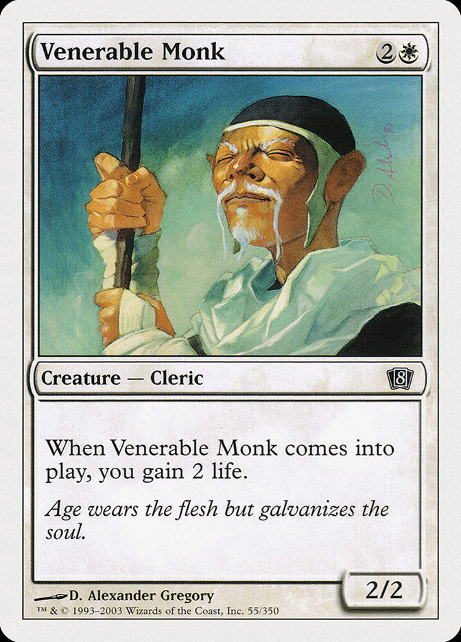 Venerable Monk [Eighth Edition] | Card Merchant Takapuna