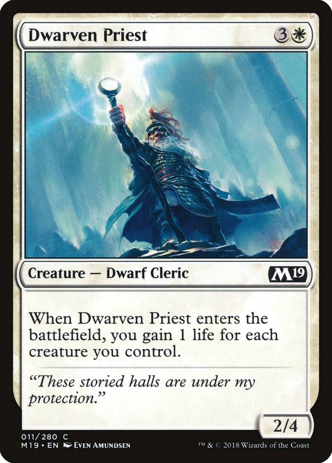 Dwarven Priest [Core Set 2019] | Card Merchant Takapuna