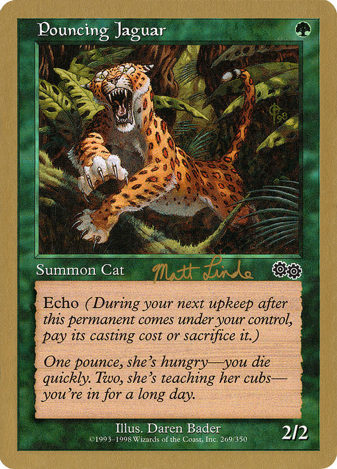 Pouncing Jaguar (Matt Linde) [World Championship Decks 1999] | Card Merchant Takapuna