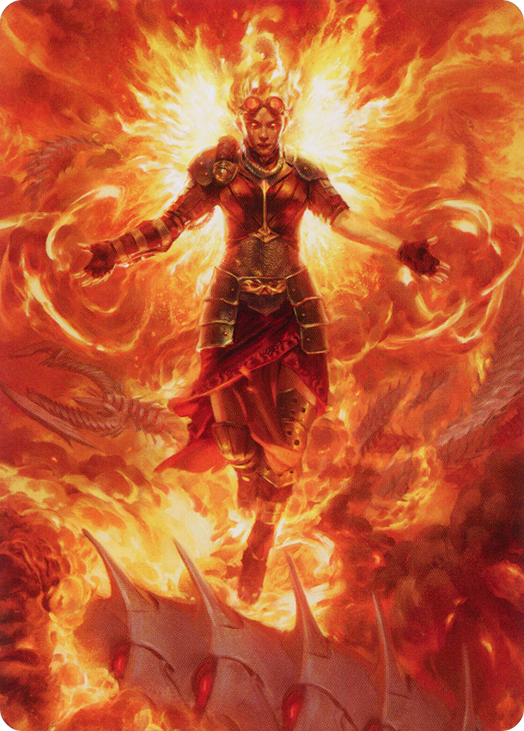 Chandra, Hope's Beacon Art Card [March of the Machine Art Series] | Card Merchant Takapuna