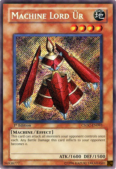 Machine Lord Ur [CSOC-EN093] Secret Rare | Card Merchant Takapuna