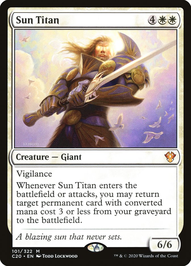 Sun Titan [Commander 2020] | Card Merchant Takapuna