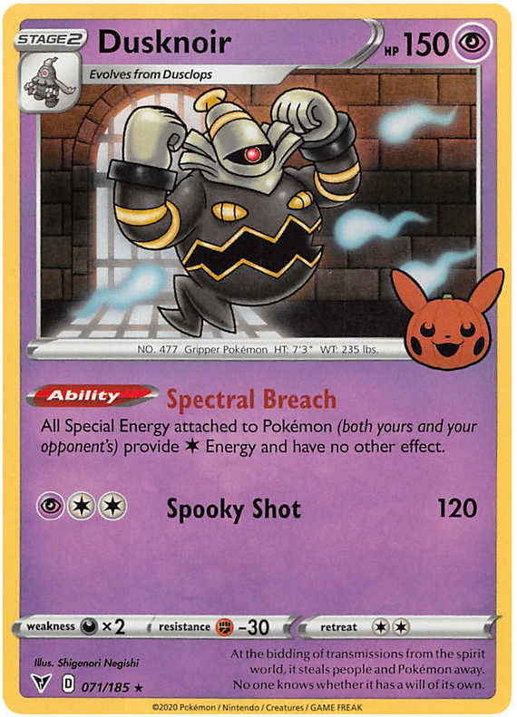 Dusknoir (071/185) [Trick or Trade 2023] | Card Merchant Takapuna