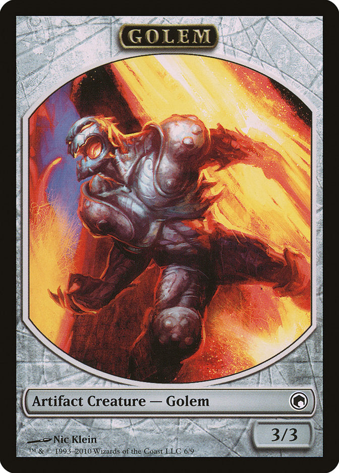 Golem Token [Scars of Mirrodin Tokens] | Card Merchant Takapuna