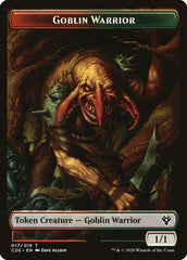 Drake // Goblin Warrior Double-Sided Token [Commander 2020 Tokens] | Card Merchant Takapuna