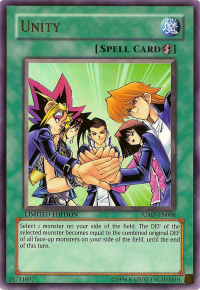 Unity [JUMP-EN006] Ultra Rare | Card Merchant Takapuna