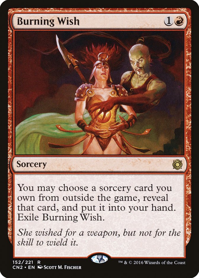 Burning Wish [Conspiracy: Take the Crown] | Card Merchant Takapuna