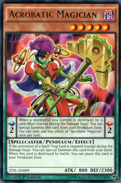 Acrobatic Magician [TDIL-EN009] Rare | Card Merchant Takapuna