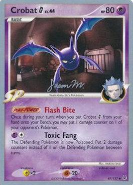 Crobat G LV.44 (47/127) (Queengar - Jason Martinez) [World Championships 2009] | Card Merchant Takapuna