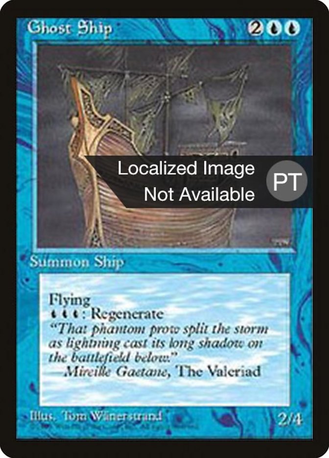 Ghost Ship [Fourth Edition (Foreign Black Border)] | Card Merchant Takapuna