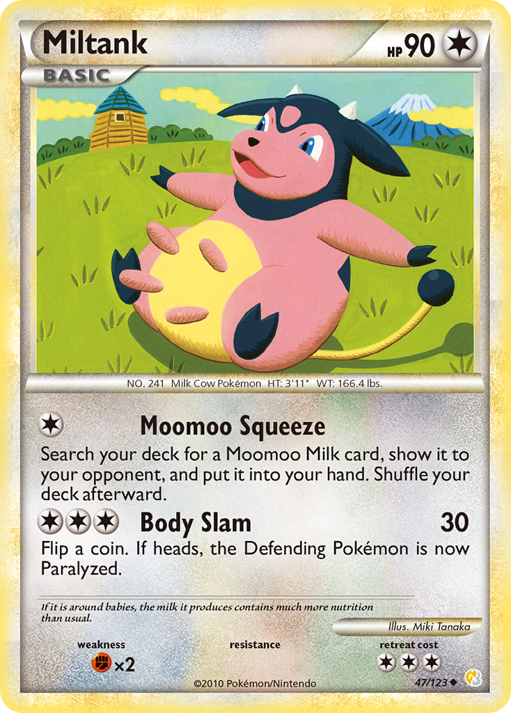 Miltank (47/123) [HeartGold & SoulSilver: Base Set] | Card Merchant Takapuna