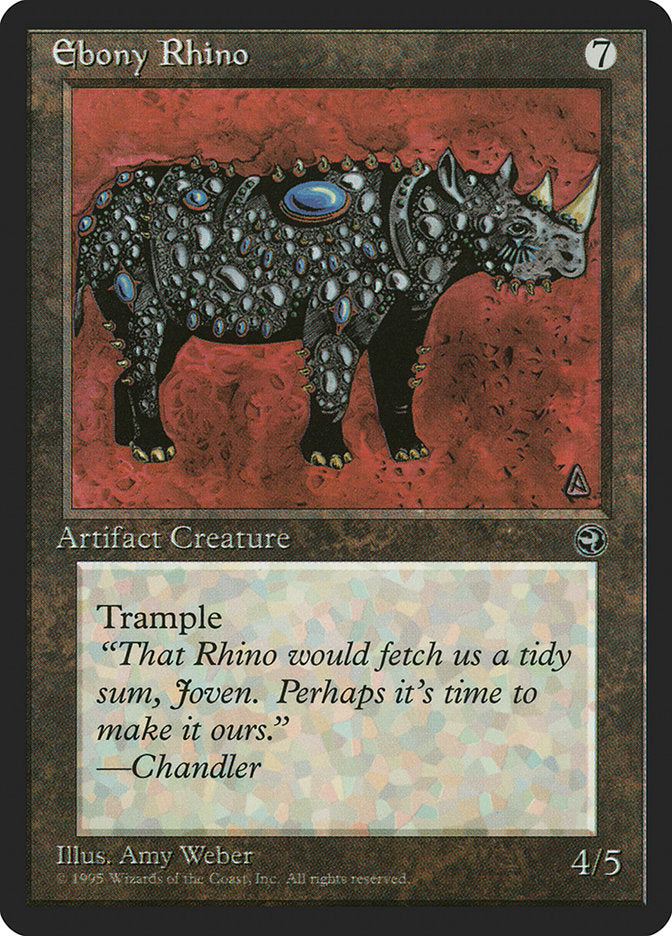 Ebony Rhino [Homelands] | Card Merchant Takapuna