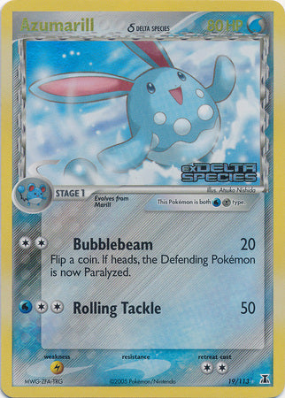 Azumarill (19/113) (Delta Species) (Stamped) [EX: Delta Species] | Card Merchant Takapuna