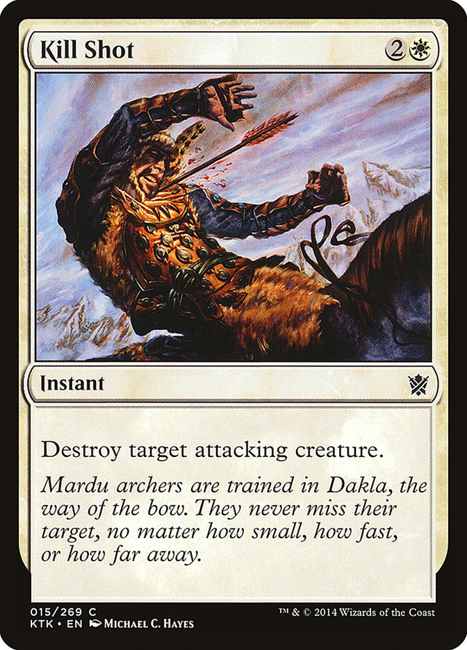 Kill Shot [Khans of Tarkir] | Card Merchant Takapuna