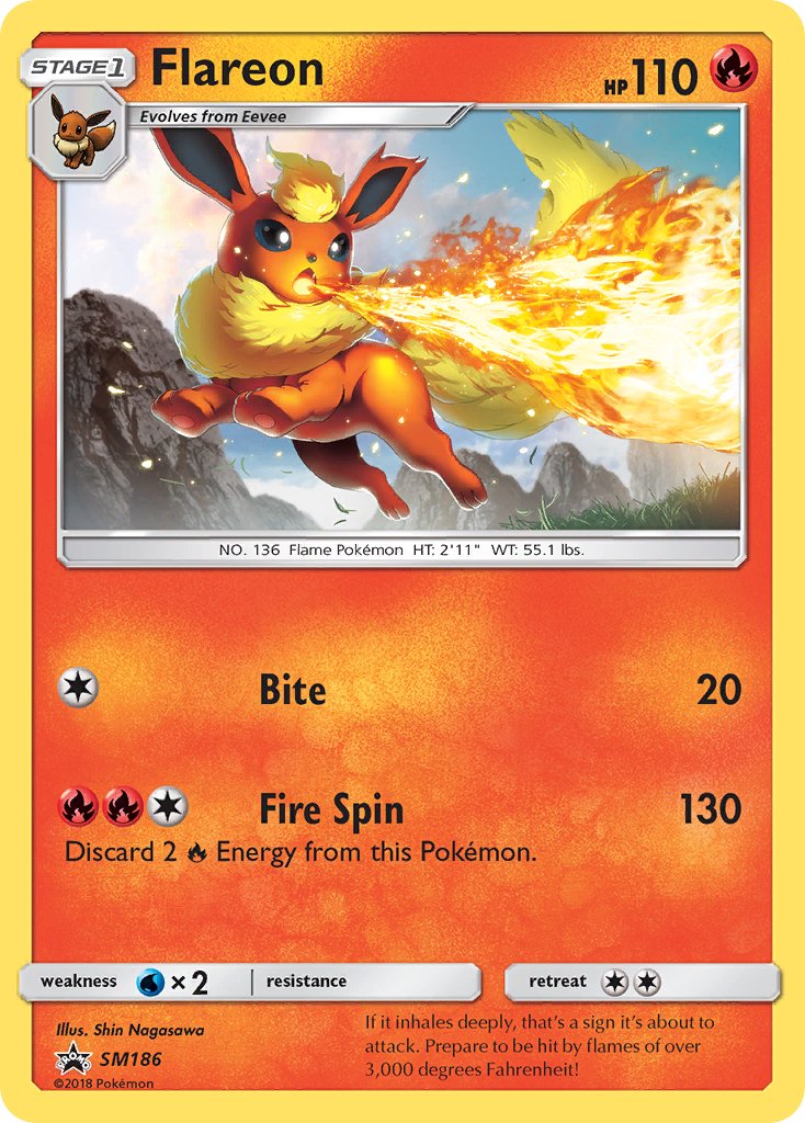 Flareon (SM186) [Sun & Moon: Black Star Promos] | Card Merchant Takapuna