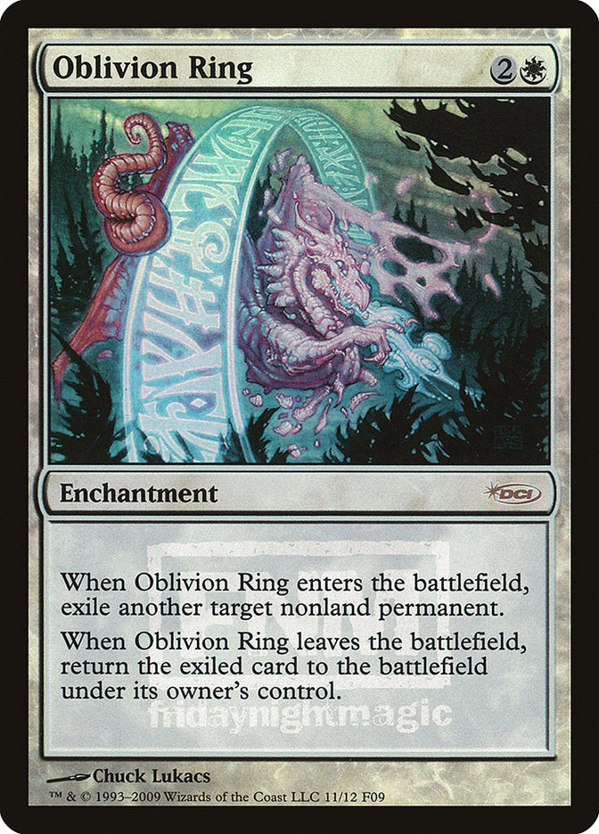 Oblivion Ring [Friday Night Magic 2009] | Card Merchant Takapuna