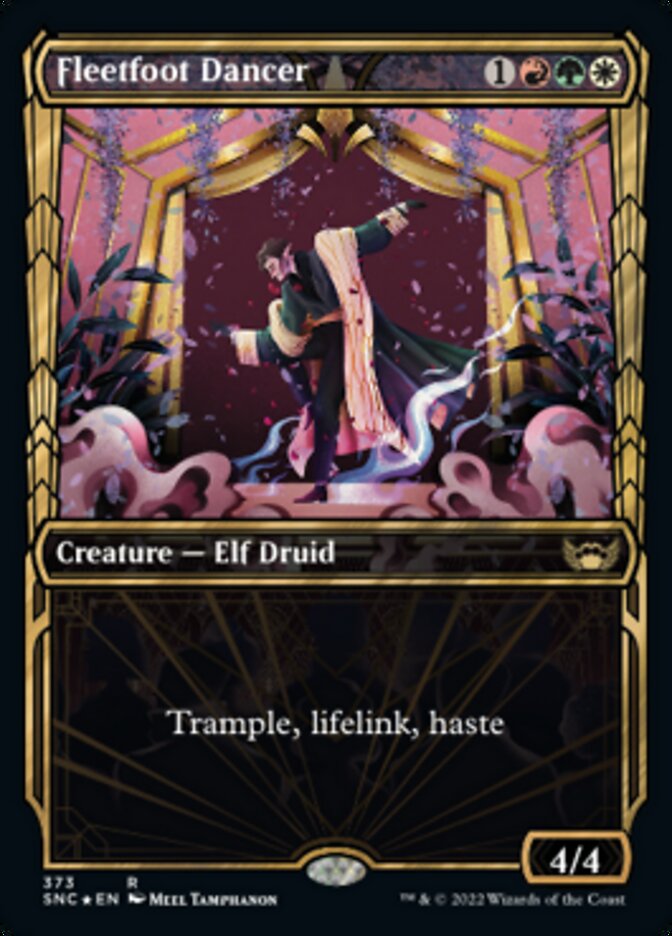 Fleetfoot Dancer (Showcase Golden Age Gilded Foil) [Streets of New Capenna] | Card Merchant Takapuna