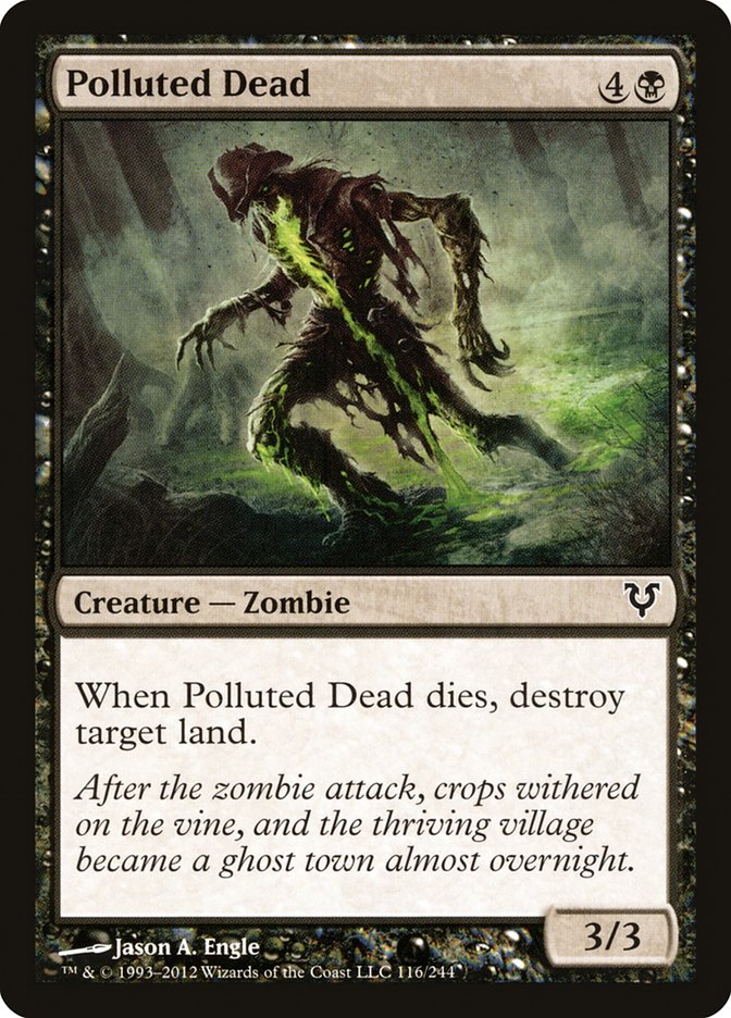 Polluted Dead [Avacyn Restored] | Card Merchant Takapuna