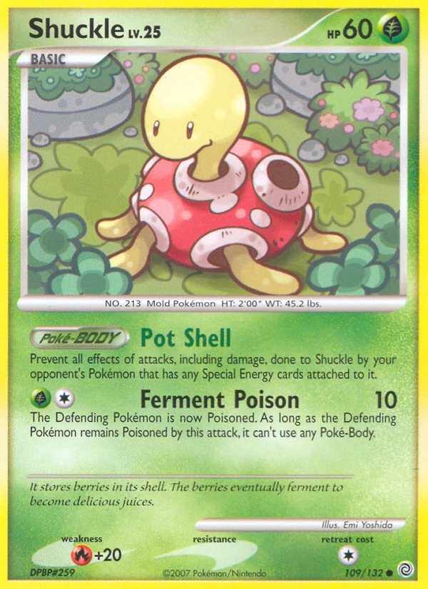 Shuckle (109/132) [Diamond & Pearl: Secret Wonders] | Card Merchant Takapuna