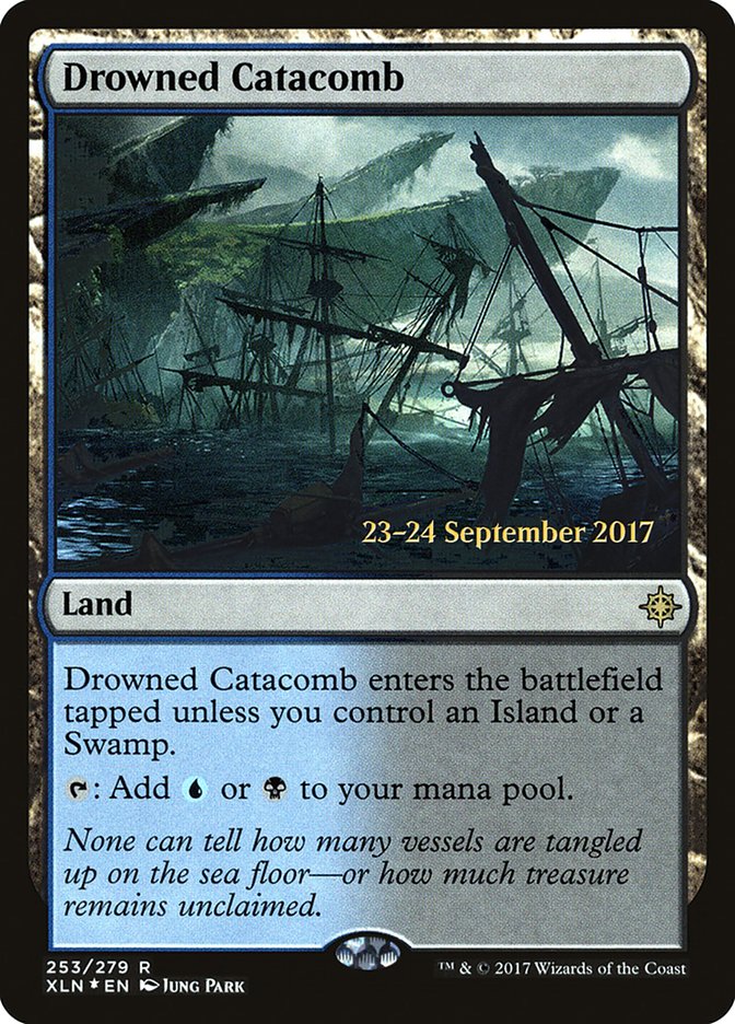 Drowned Catacomb [Ixalan Prerelease Promos] | Card Merchant Takapuna