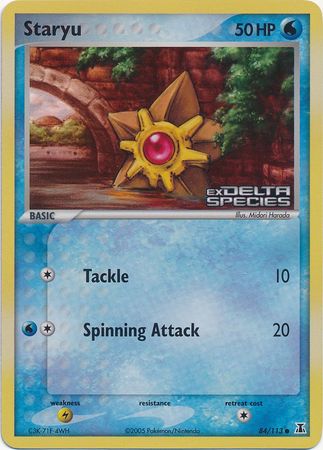 Staryu (84/113) (Stamped) [EX: Delta Species] | Card Merchant Takapuna