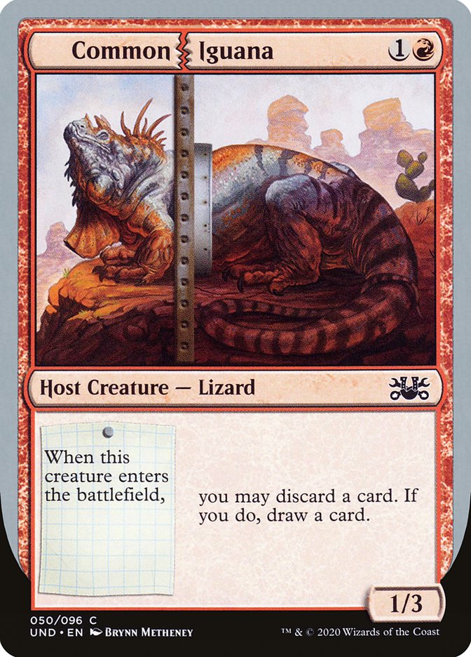 Common Iguana [Unsanctioned] | Card Merchant Takapuna