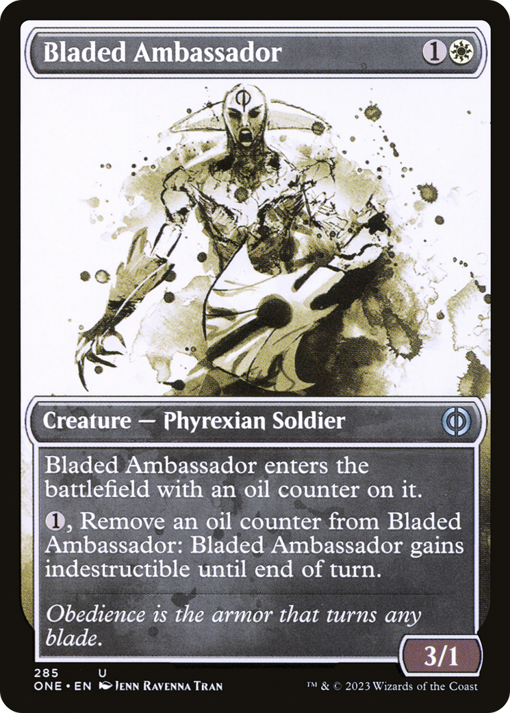 Bladed Ambassador (Showcase Ichor) [Phyrexia: All Will Be One] | Card Merchant Takapuna