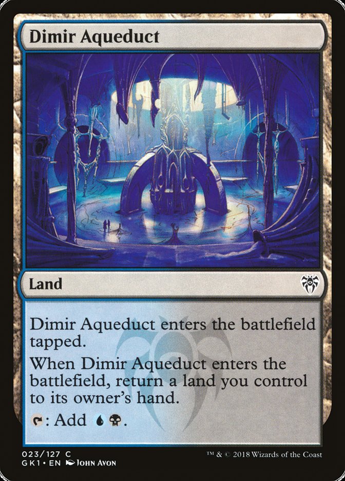 Dimir Aqueduct [Guilds of Ravnica Guild Kit] | Card Merchant Takapuna