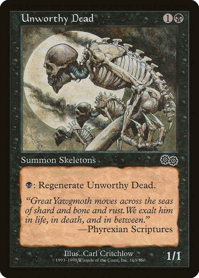 Unworthy Dead [Urza's Saga] | Card Merchant Takapuna