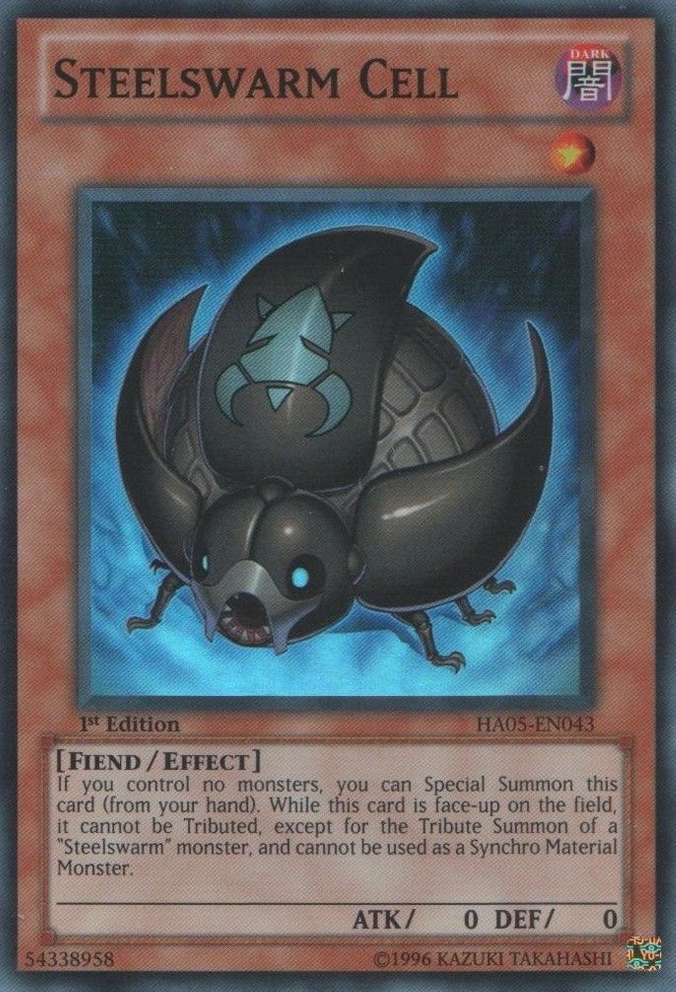 Steelswarm Cell [HA05-EN043] Super Rare | Card Merchant Takapuna