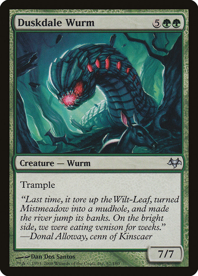 Duskdale Wurm [Eventide] | Card Merchant Takapuna