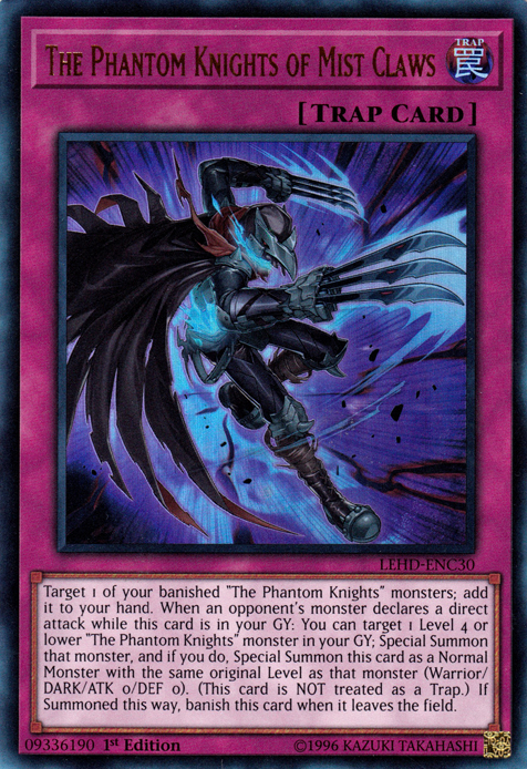 The Phantom Knights of Mist Claws [LEHD-ENC30] Ultra Rare | Card Merchant Takapuna