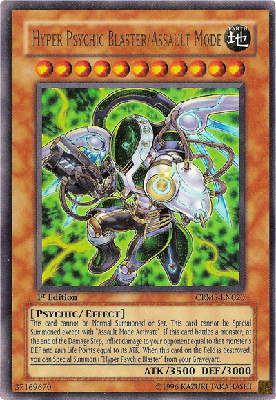 Hyper Psychic Blaster/Assault Mode [CRMS-EN020] Ultra Rare | Card Merchant Takapuna