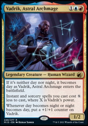 Vadrik, Astral Archmage (Promo Pack) [Innistrad: Midnight Hunt Promos] | Card Merchant Takapuna