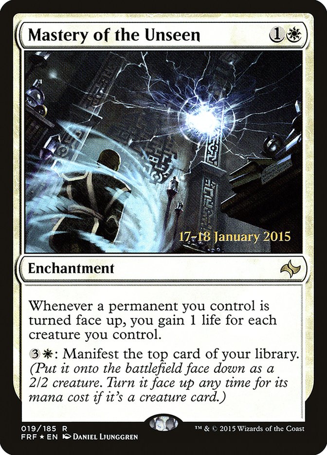 Mastery of the Unseen [Fate Reforged Prerelease Promos] | Card Merchant Takapuna