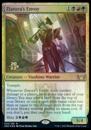 Ziatora's Envoy [Streets of New Capenna Prerelease Promos] | Card Merchant Takapuna