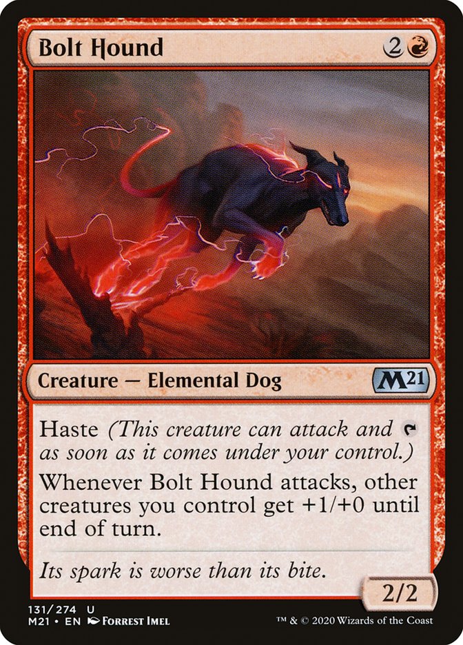 Bolt Hound [Core Set 2021] | Card Merchant Takapuna