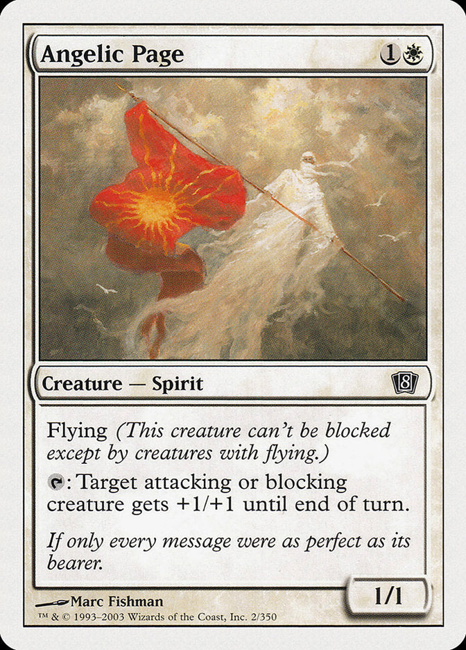 Angelic Page [Eighth Edition] | Card Merchant Takapuna