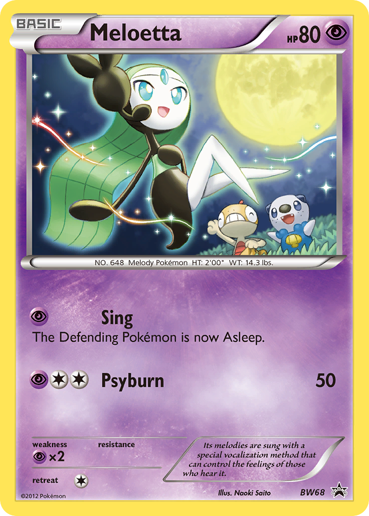 Meloetta (BW68) [Black & White: Black Star Promos] | Card Merchant Takapuna