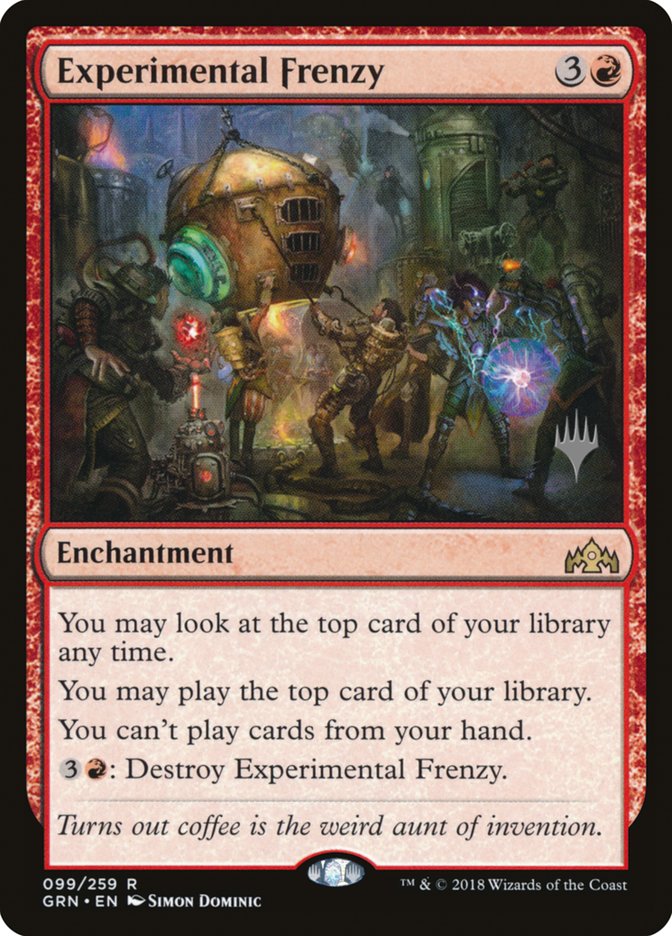 Experimental Frenzy (Promo Pack) [Guilds of Ravnica Promos] | Card Merchant Takapuna