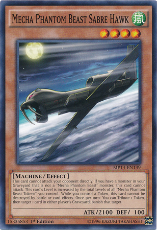 Mecha Phantom Beast Sabre Hawk [MP14-EN149] Common | Card Merchant Takapuna