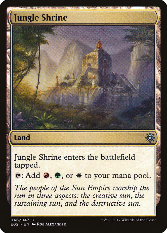 Jungle Shrine [Explorers of Ixalan] | Card Merchant Takapuna