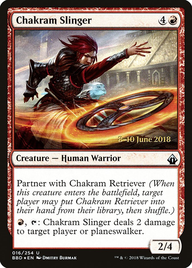 Chakram Slinger [Battlebond Prerelease Promos] | Card Merchant Takapuna