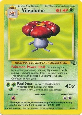 Vileplume (31/64) [Jungle Unlimited] | Card Merchant Takapuna