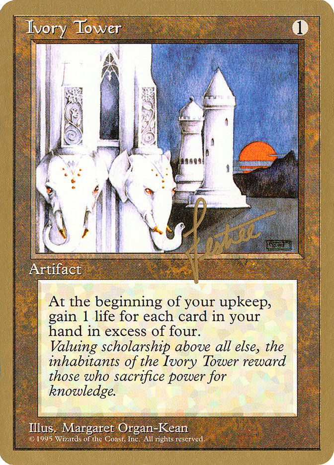 Ivory Tower (Bertrand Lestree) [Pro Tour Collector Set] | Card Merchant Takapuna